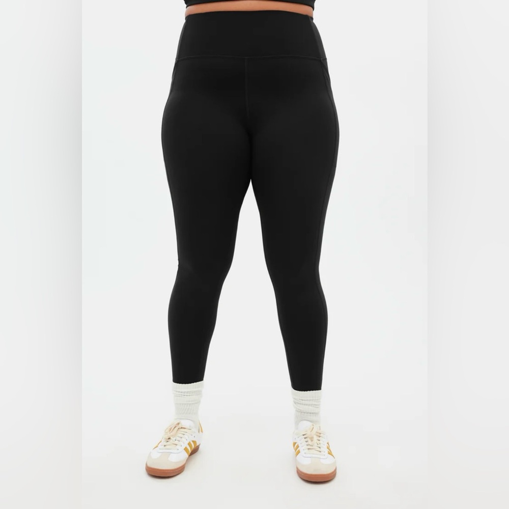 Girlfriend Collective Black Pocket Compressive Leggings